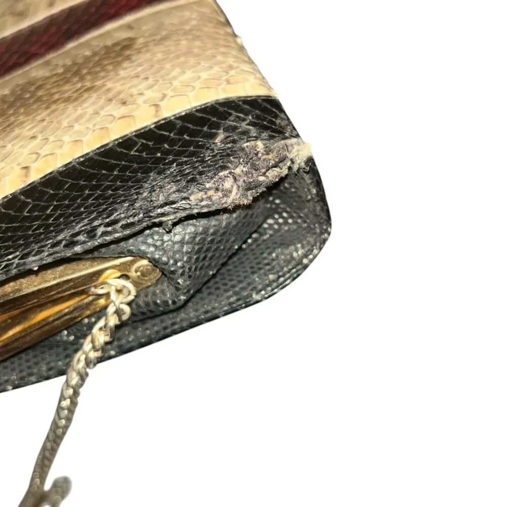 Snakeskin Bag vintage england